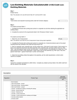 Low-Emitting Materials Calculator (v4.0)